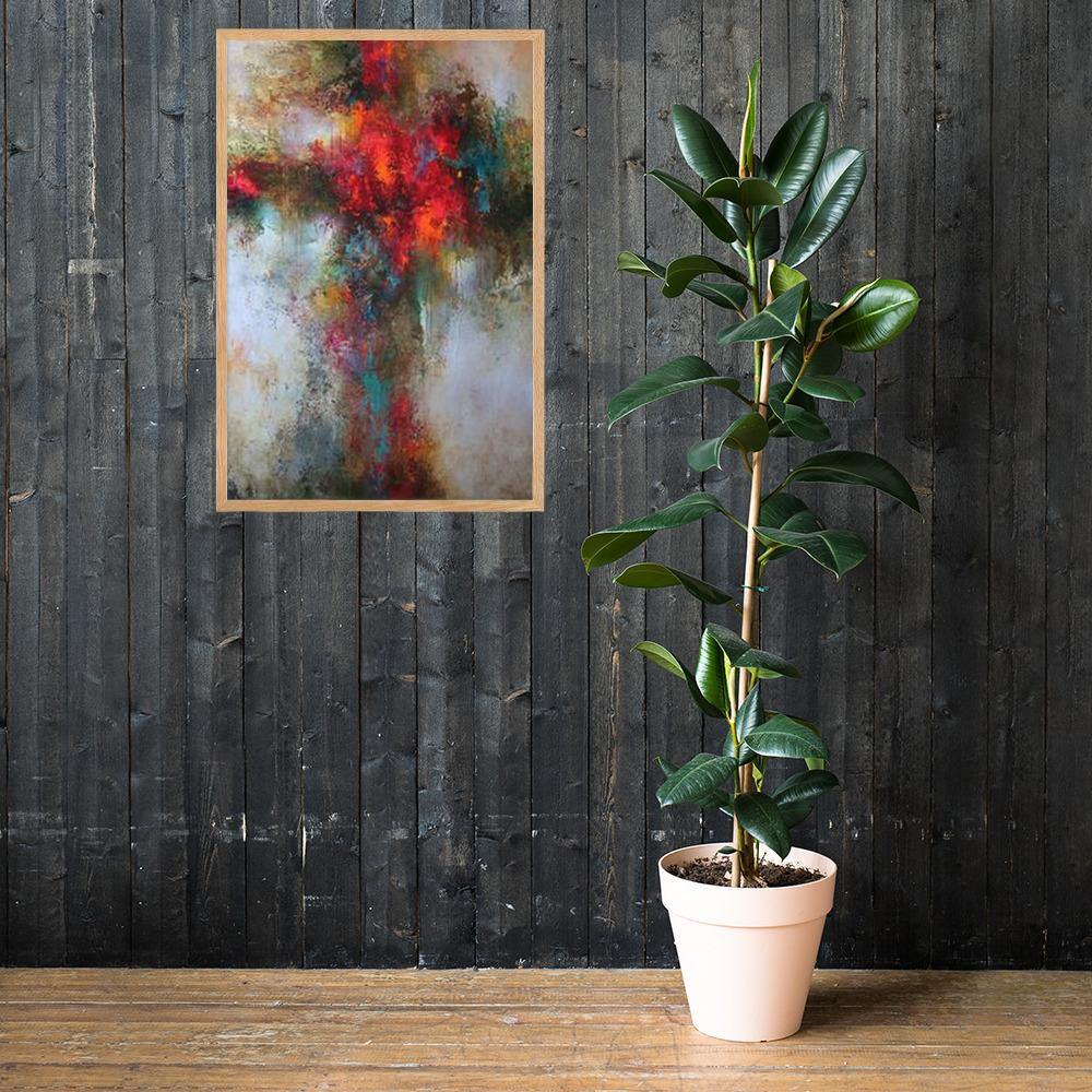 Abstrakt Artist - Gerahmtes Poster - NiZED