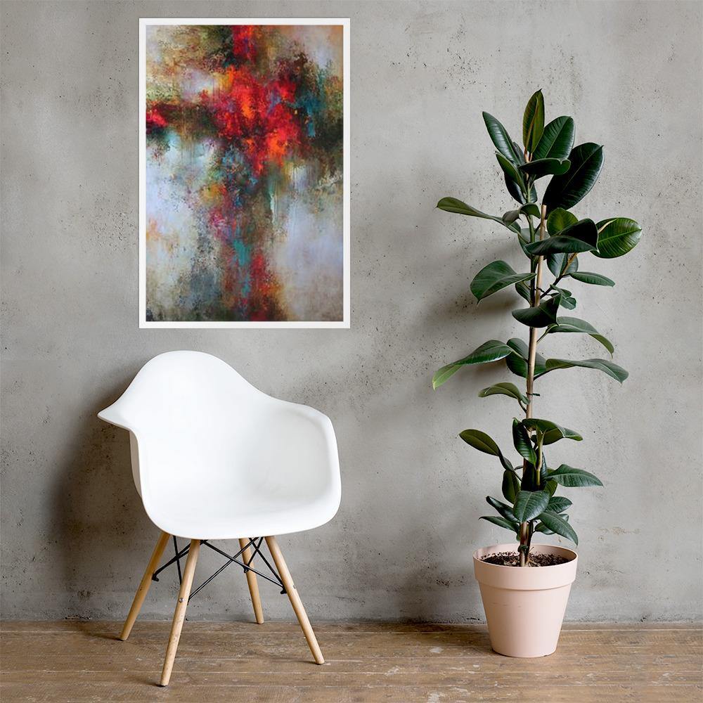 Abstrakt Artist - Gerahmtes Poster - NiZED