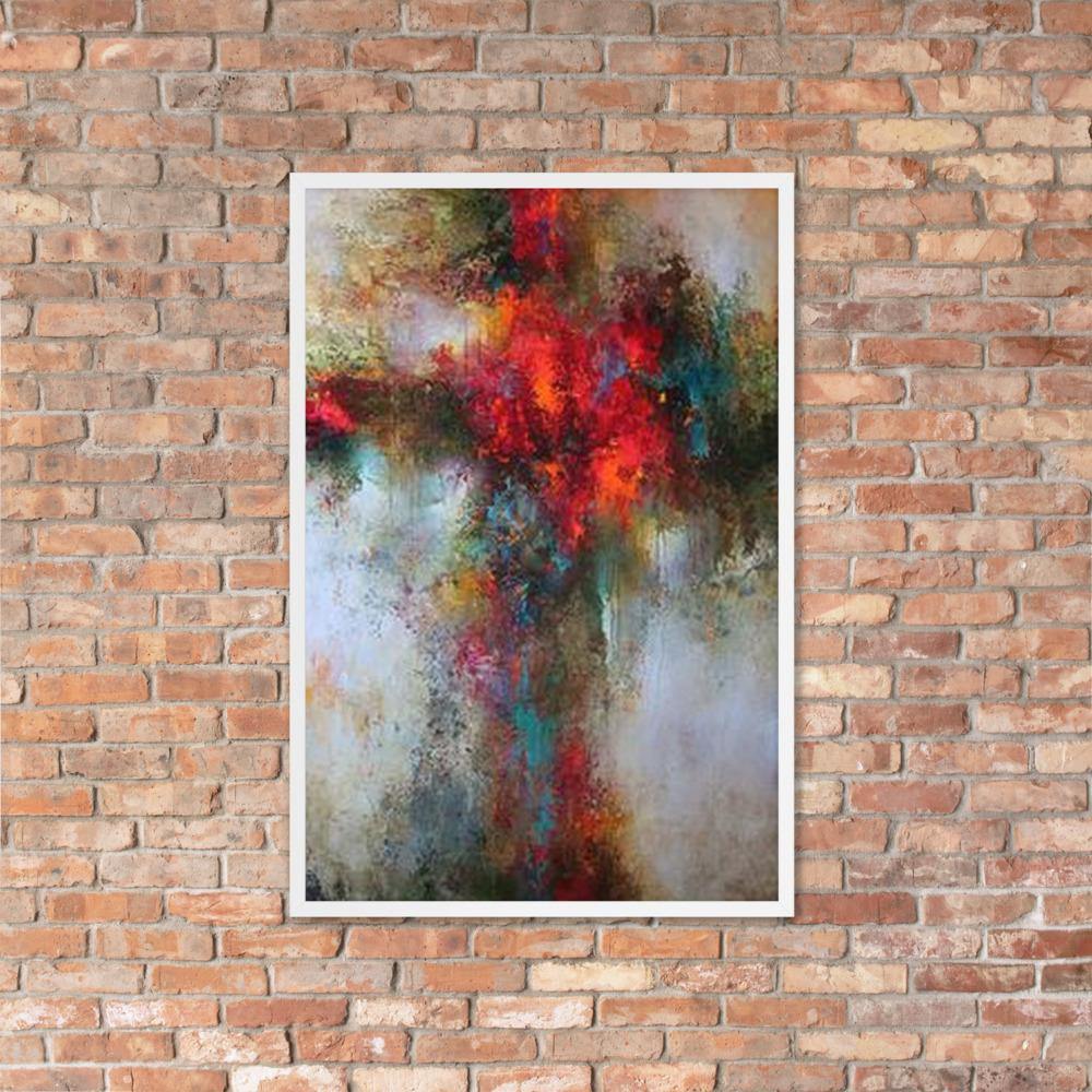 Abstrakt Artist - Gerahmtes Poster - NiZED