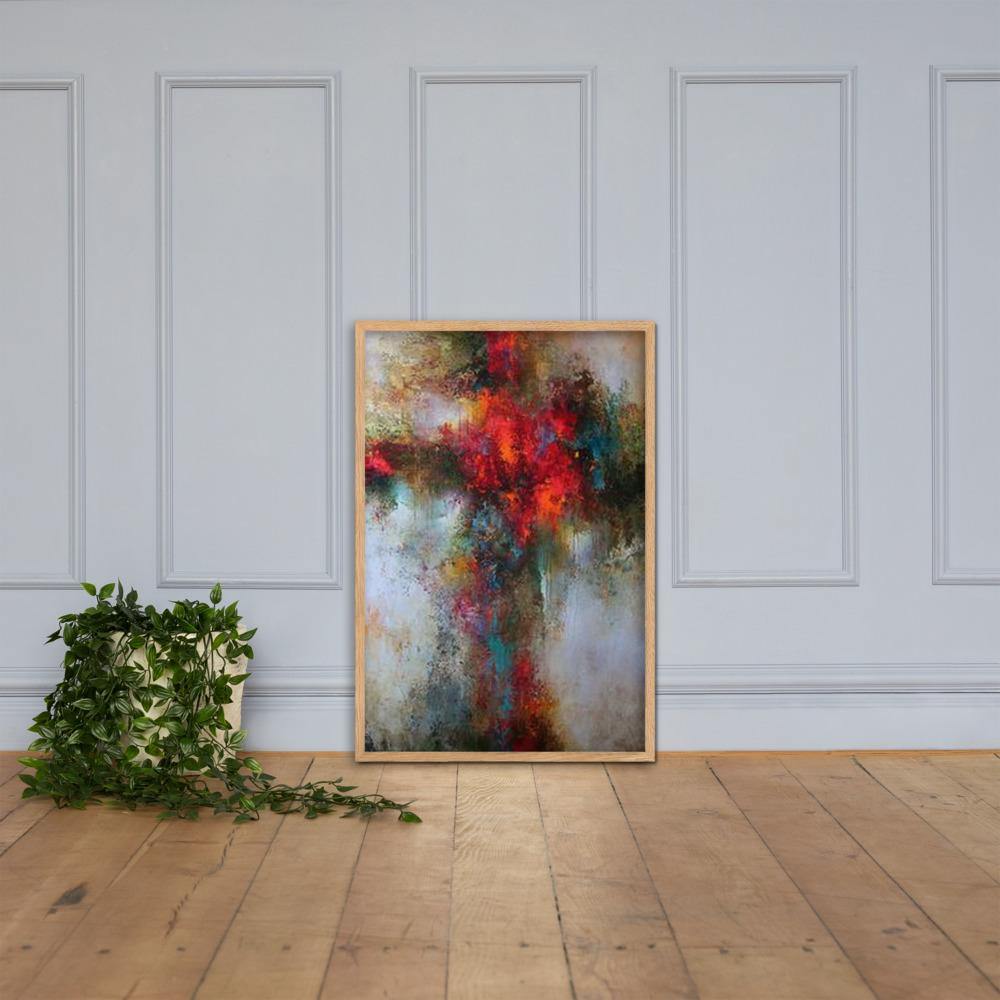 Abstrakt Artist - Gerahmtes Poster - NiZED