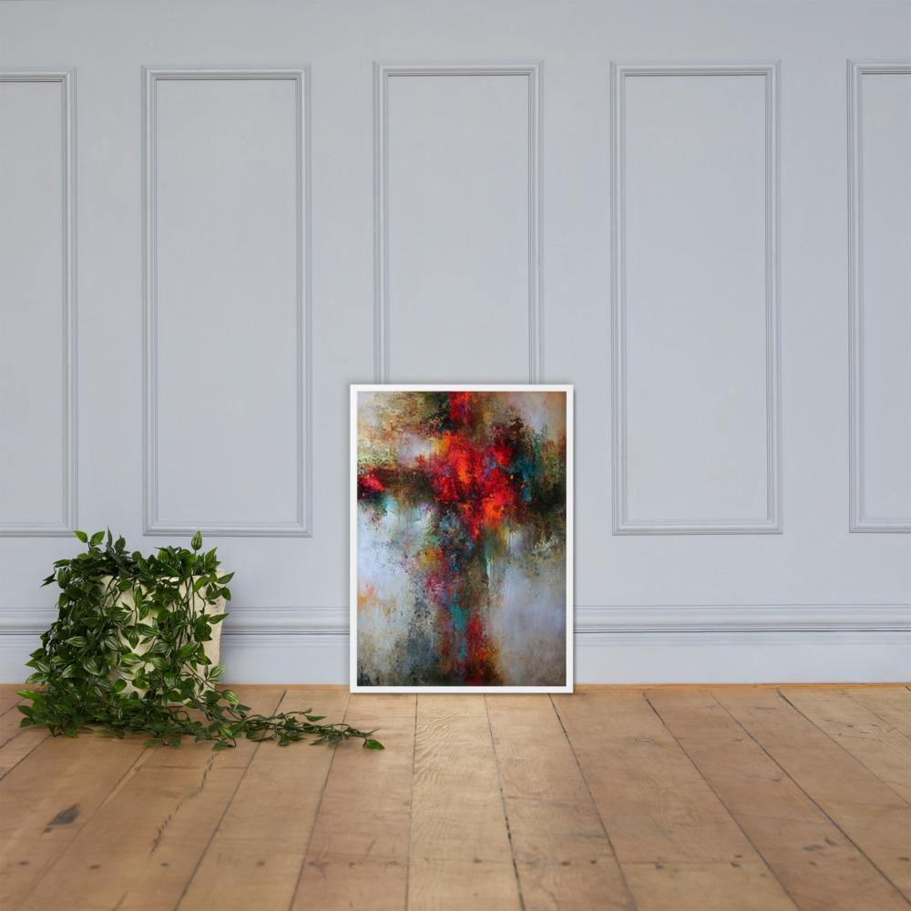 Abstrakt Artist - Gerahmtes Poster - NiZED