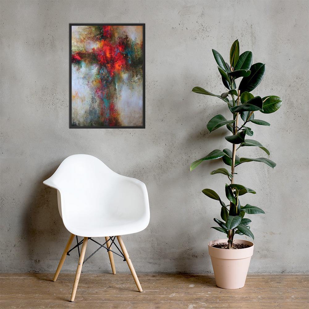 Abstrakt Artist - Gerahmtes Poster - NiZED