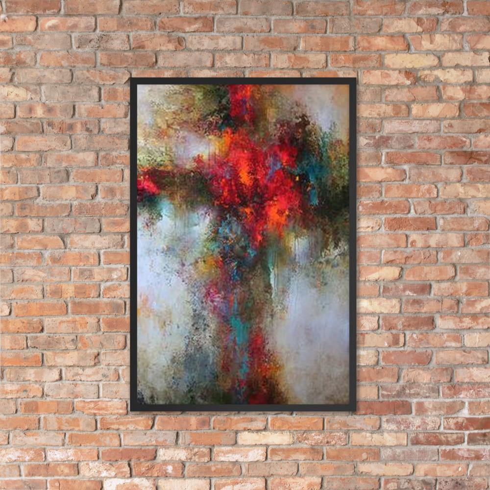 Abstrakt Artist - Gerahmtes Poster - NiZED