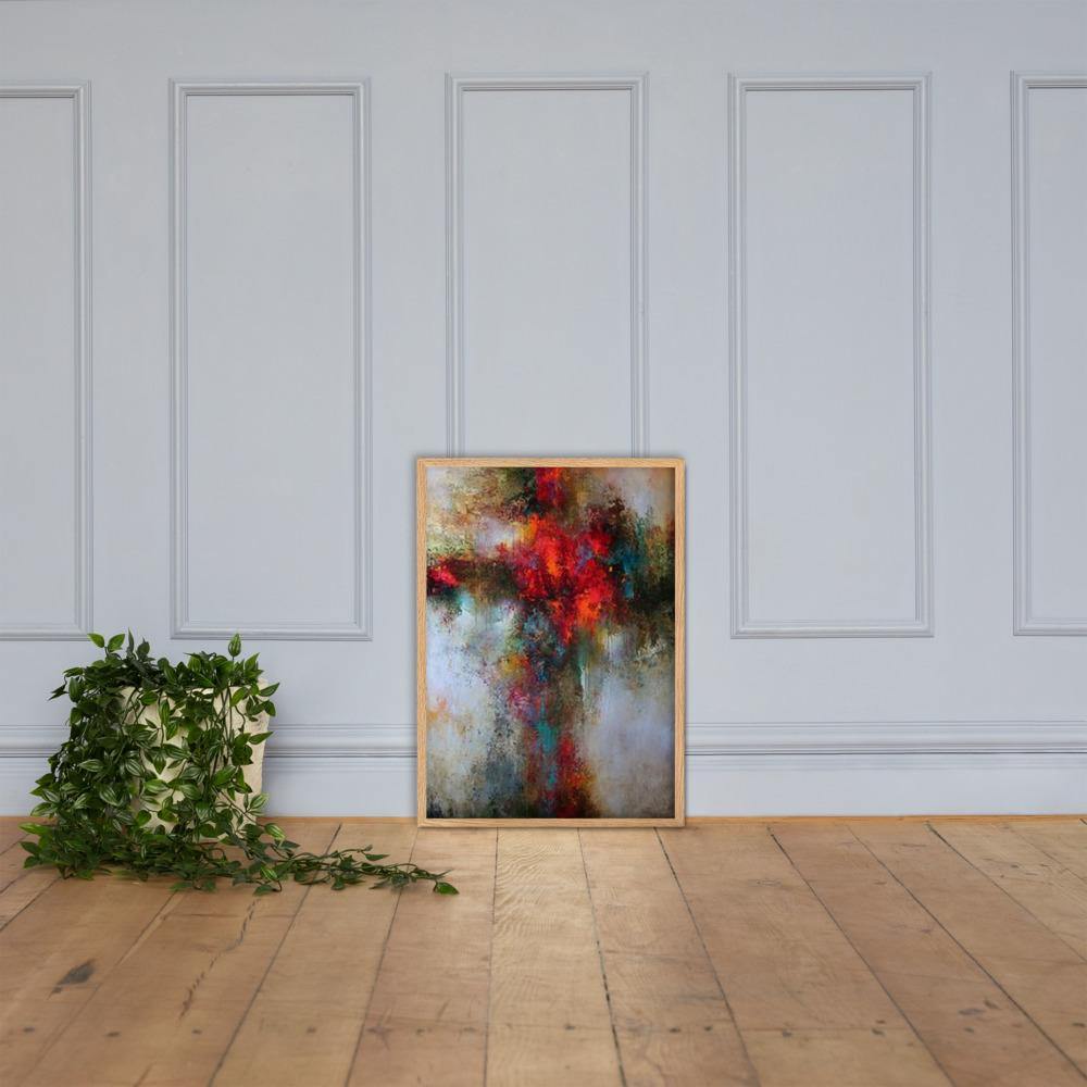 Abstrakt Artist - Gerahmtes Poster - NiZED