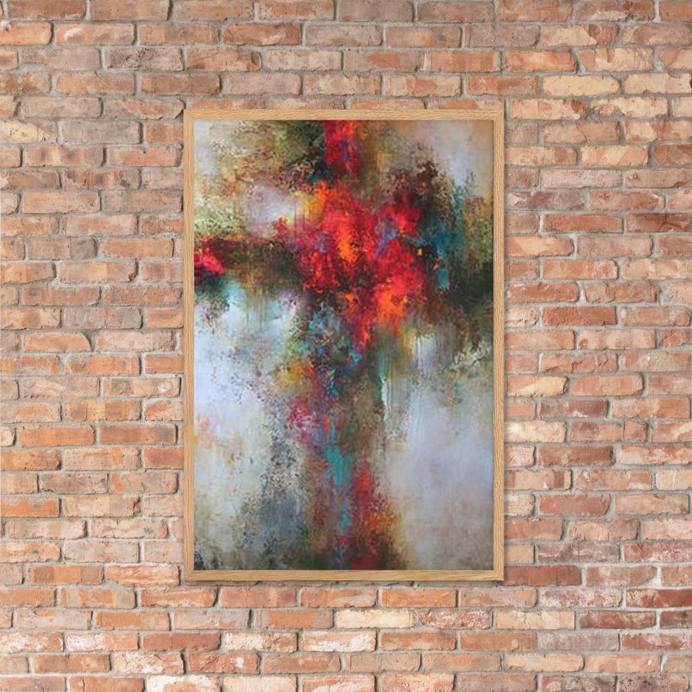 Abstrakt Artist - Gerahmtes Poster - NiZED