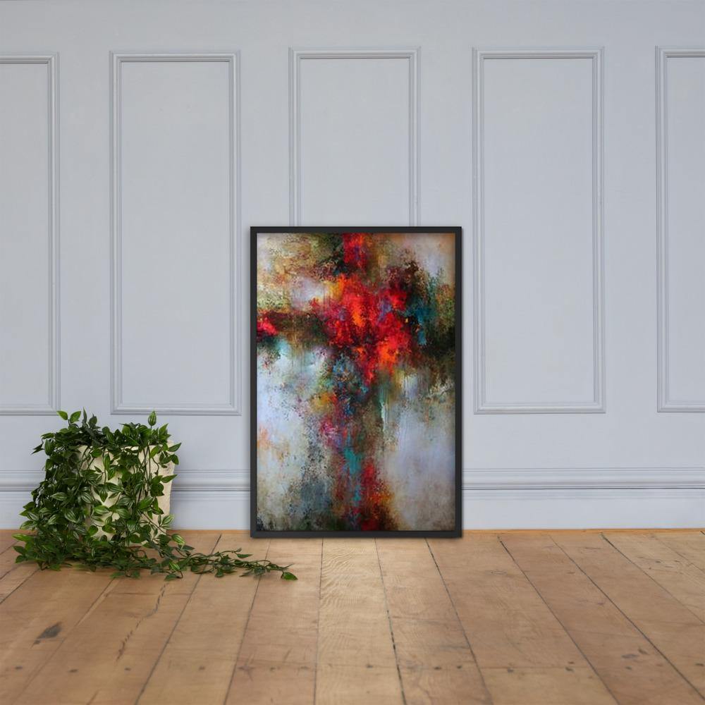 Abstrakt Artist - Gerahmtes Poster - NiZED