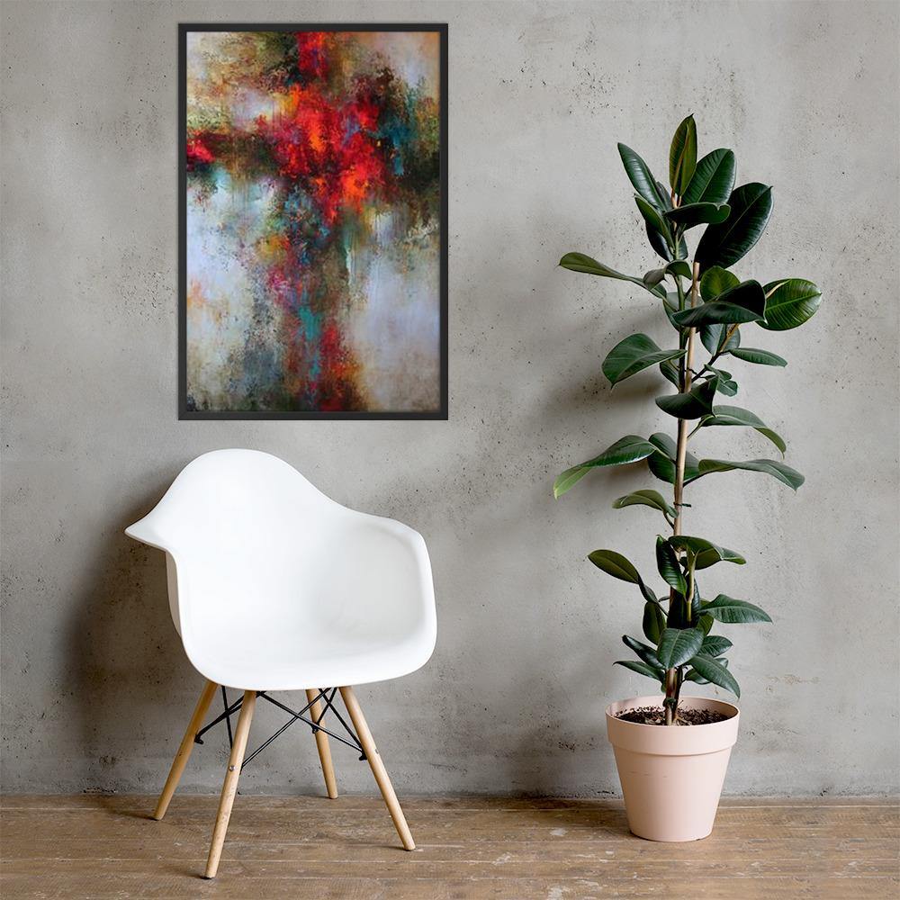 Abstrakt Artist - Gerahmtes Poster - NiZED