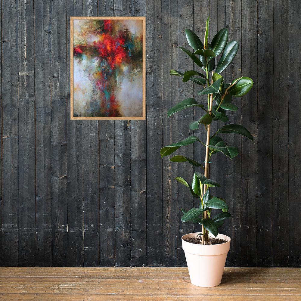 Abstrakt Artist - Gerahmtes Poster - NiZED