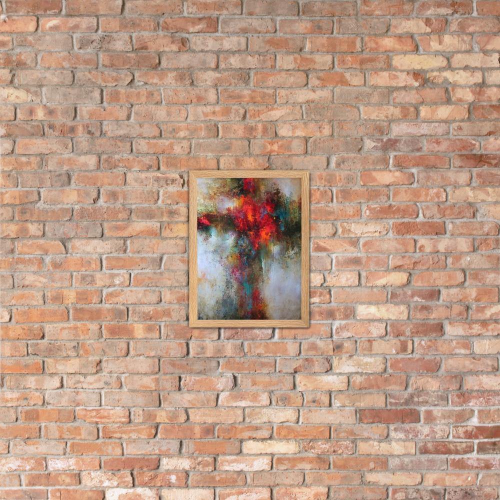 Abstrakt Artist - Gerahmtes Poster - NiZED