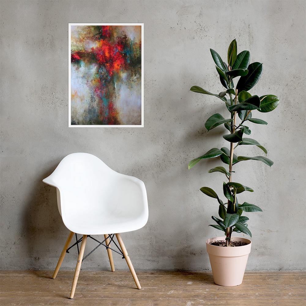 Abstrakt Artist - Gerahmtes Poster - NiZED