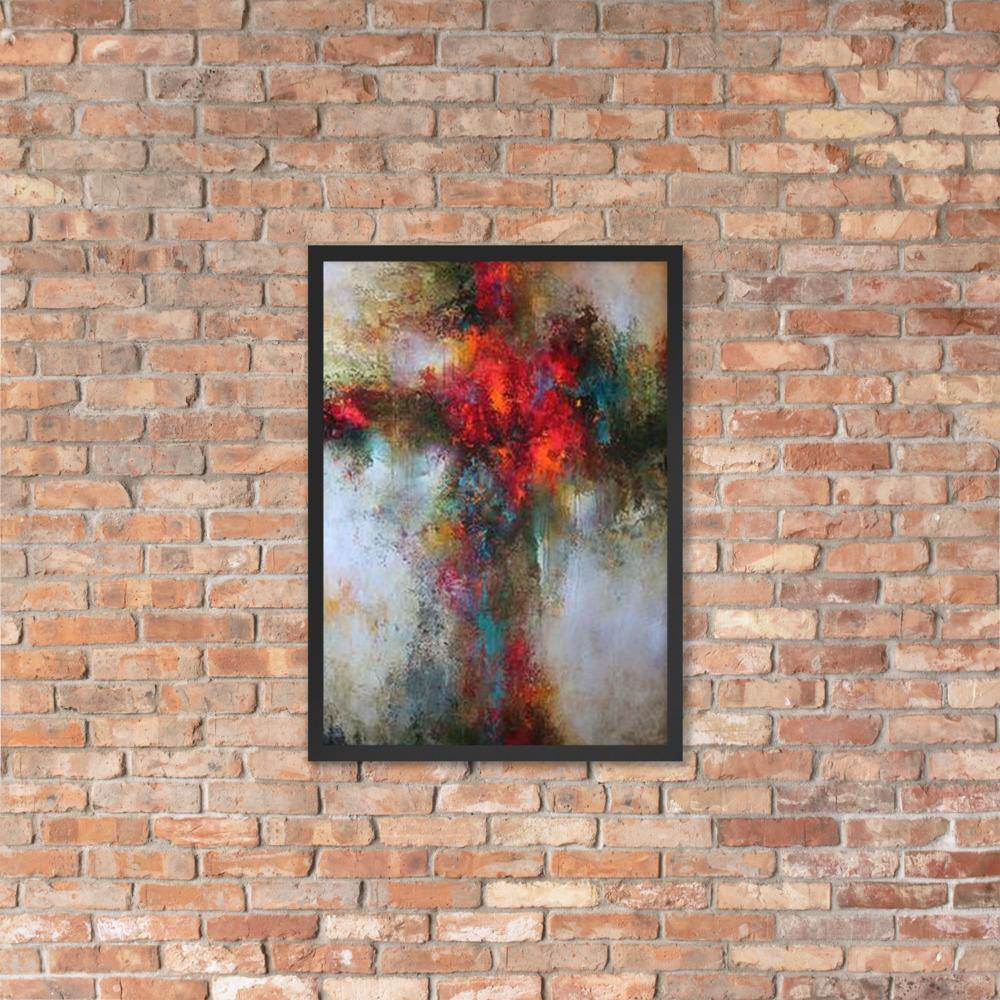 Abstrakt Artist - Gerahmtes Poster - NiZED