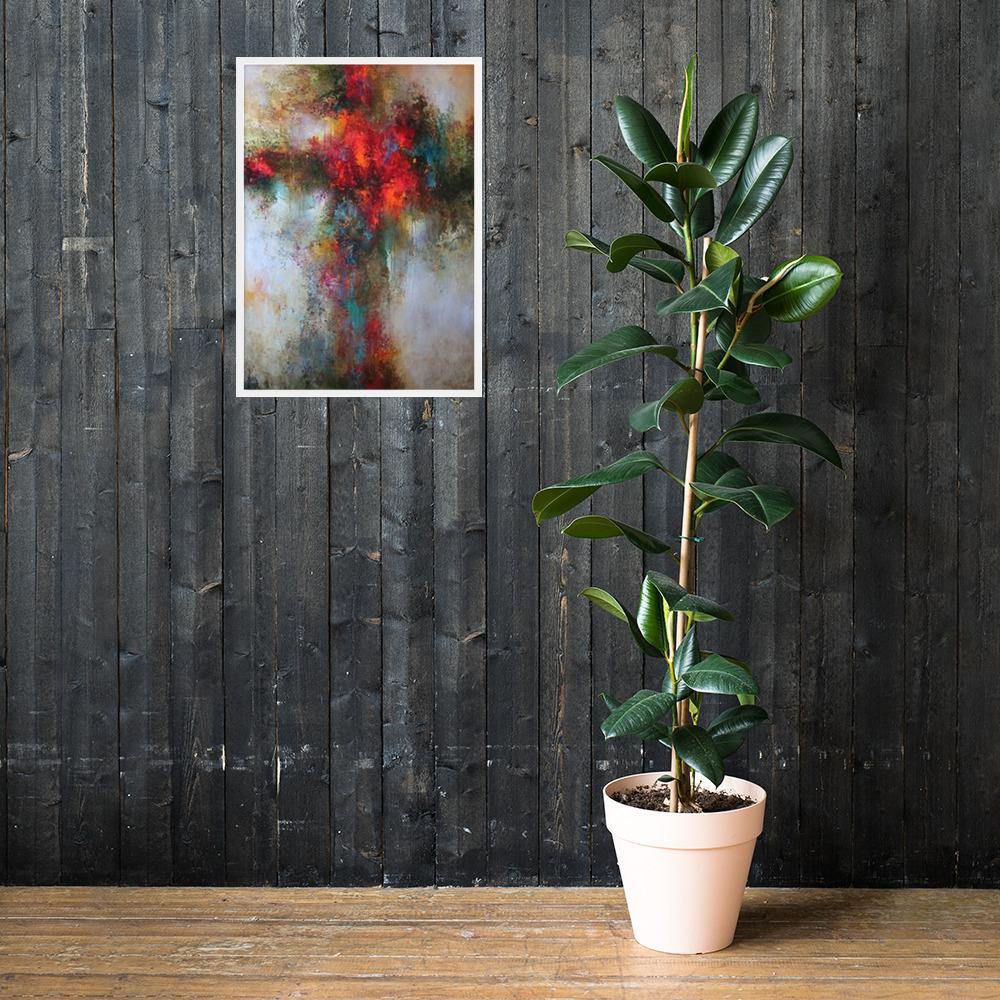 Abstrakt Artist - Gerahmtes Poster - NiZED