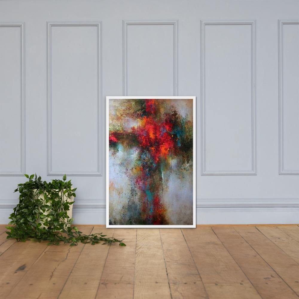 Abstrakt Artist - Gerahmtes Poster - NiZED