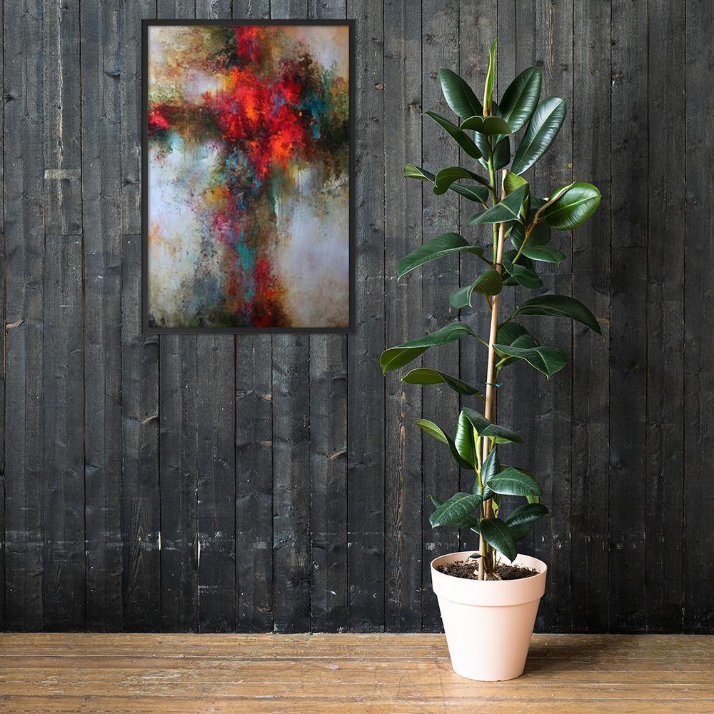 Abstrakt Artist - Gerahmtes Poster - NiZED