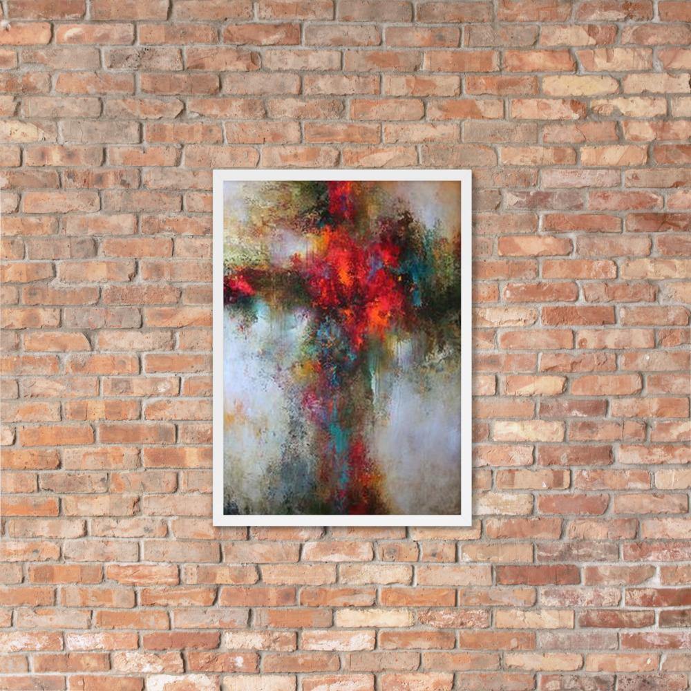 Abstrakt Artist - Gerahmtes Poster - NiZED