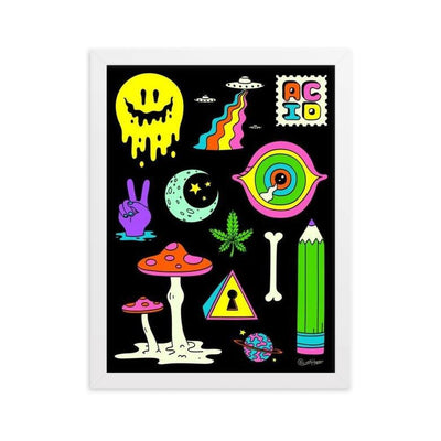 Acid Gerahmtes Poster - Produktbild 7 - NiZED