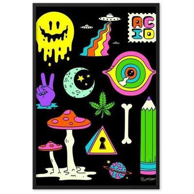Acid Gerahmtes Poster - Produktbild 3 - NiZED