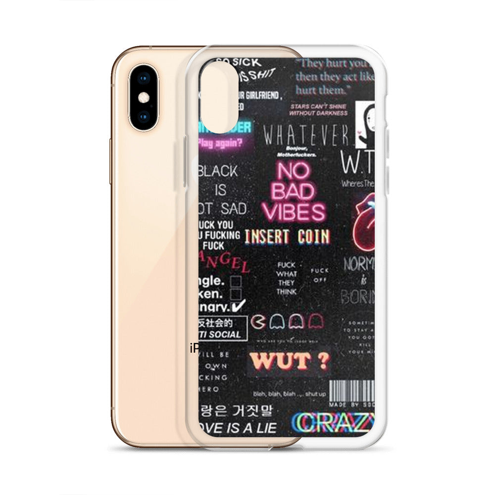 No bad vibes iPhone-Hülle