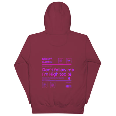 Dont Follow Me I`m High Too Hoodie - Produktbild 6 - NiZED