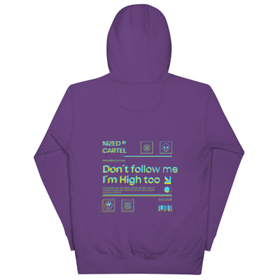 Dont Follow Me I`m High Too Hoodie - Produktbild 8 - NiZED