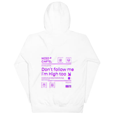 Dont Follow Me I`m High Too Hoodie - Produktbild 3 - NiZED