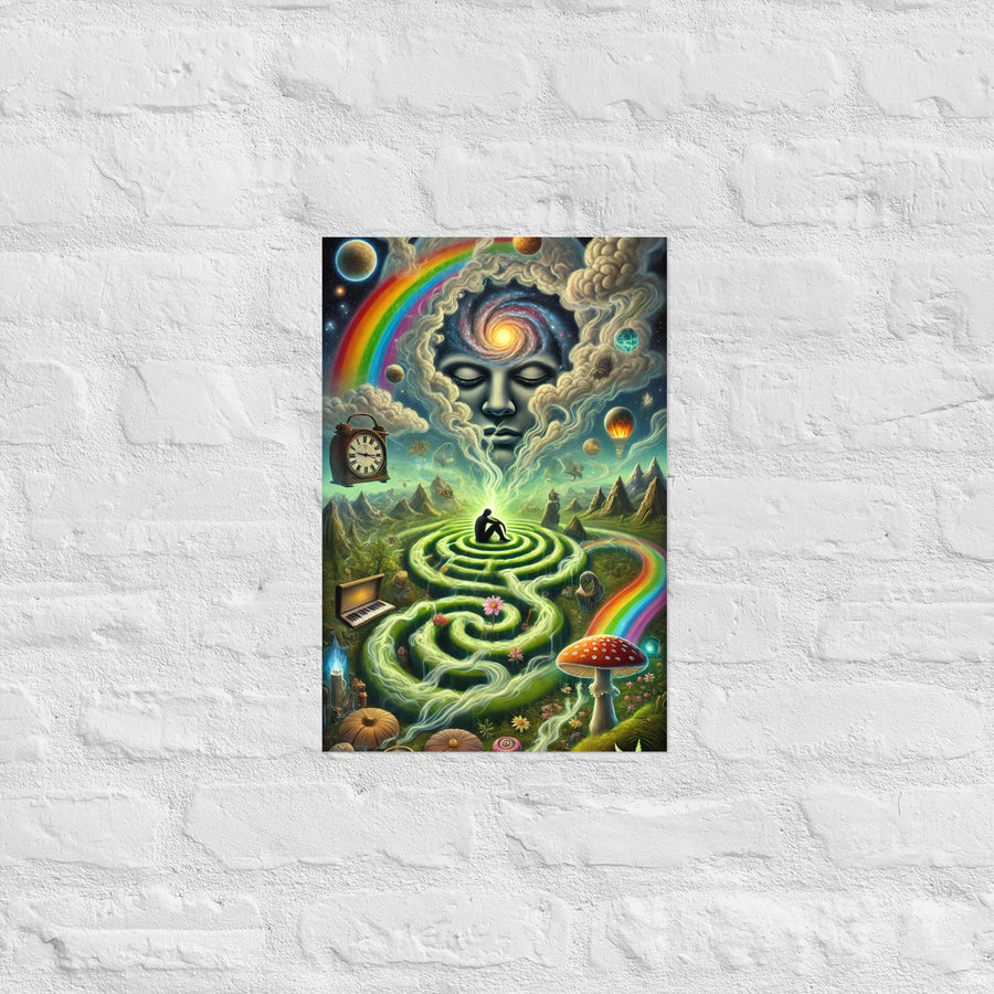 The lazy labyrinth poster