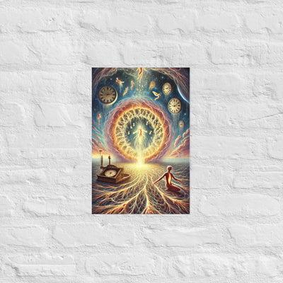 Momento Mori Poster von NiZED als trippy Poster und psychedelische Wanddeko