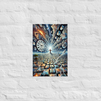 Fragmentum Poster von NiZED als trippy Poster und psychedelische Wanddeko