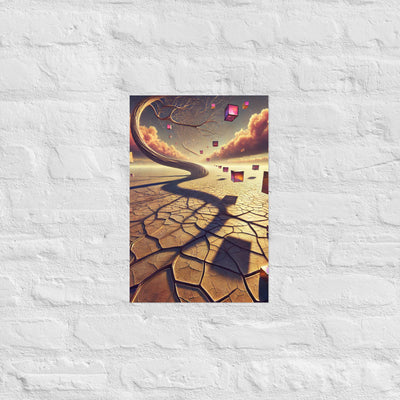 Metal Branches Poster von NiZED als trippy Poster und psychedelische Wanddeko