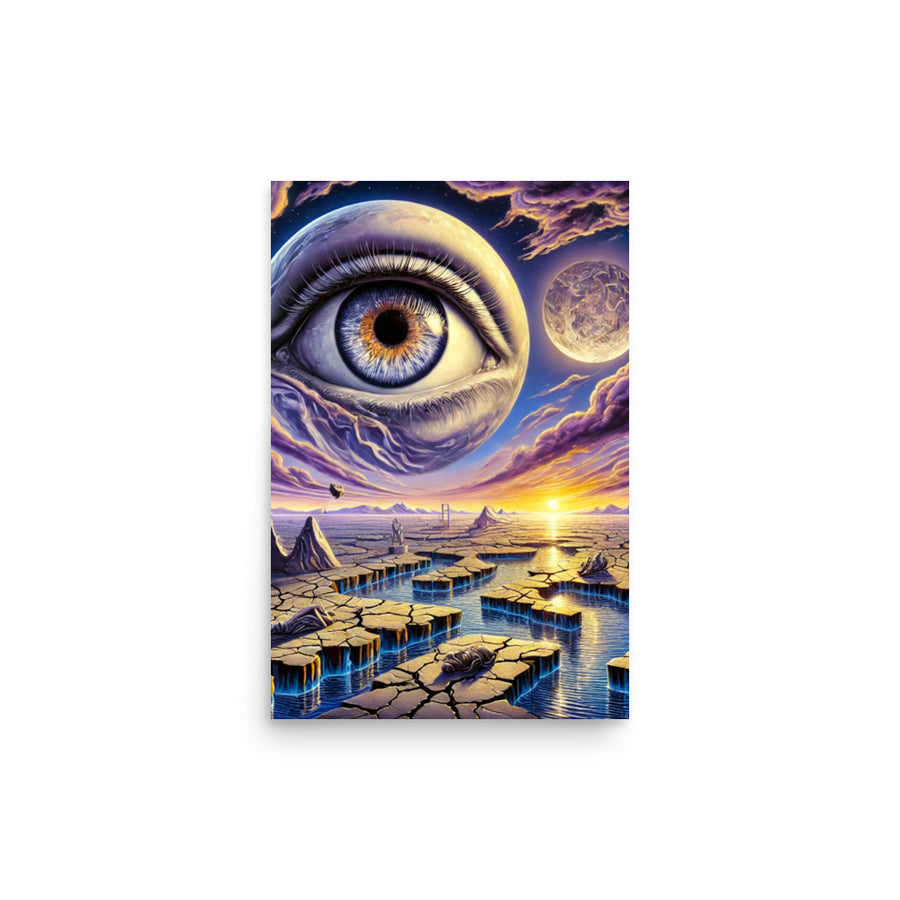 Floating Eye Poster