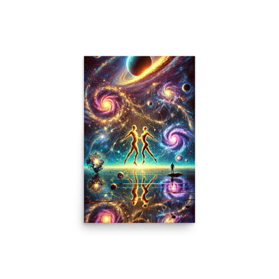 Heavenly Dance Poster von NiZED als trippy Poster und psychedelische Wanddeko