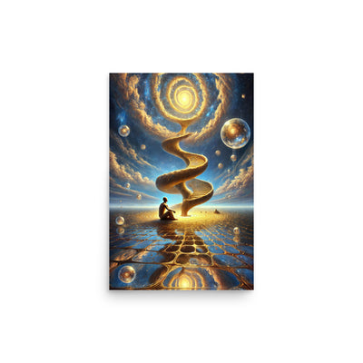 Echoes Eternity Poster von NiZED als trippy Poster und psychedelische Wanddeko