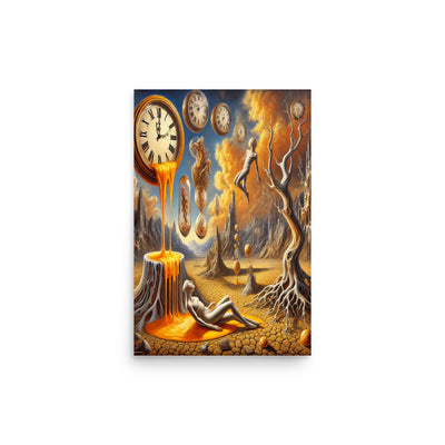 Vulcano Poster von NiZED als trippy Poster und psychedelische Wanddeko