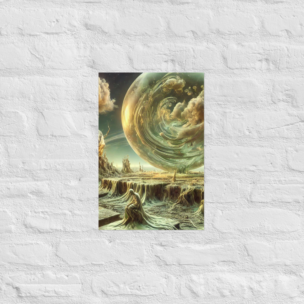 Transluzente Kugel Poster