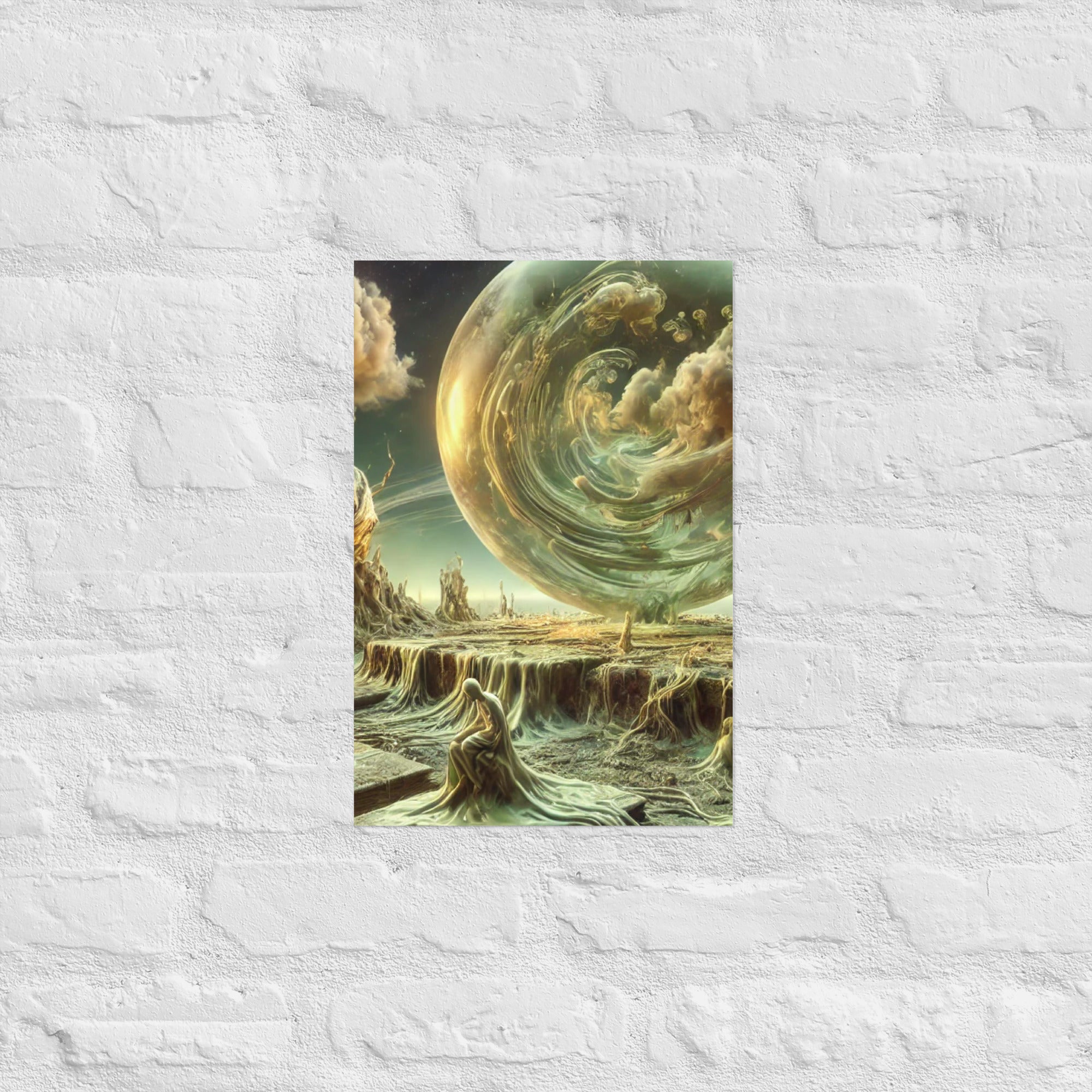 Transluzente Kugel Poster