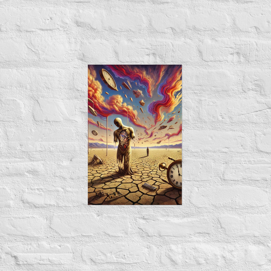 Dissolving Figure Poster