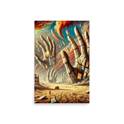 Glass Hands Poster - Produktbild 3 - NiZED