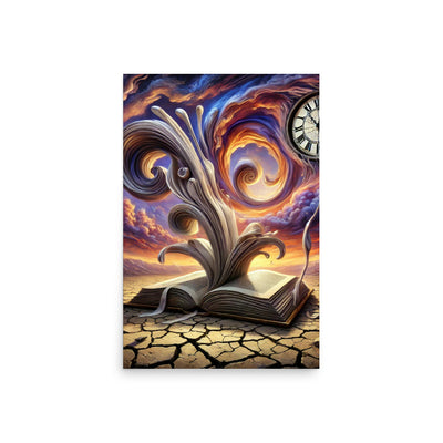 Book Distorted Poster - Produktbild 3 - NiZED