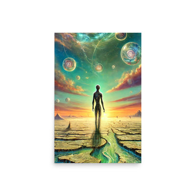 Fragmented Horizon Poster - Produktbild 3 - NiZED