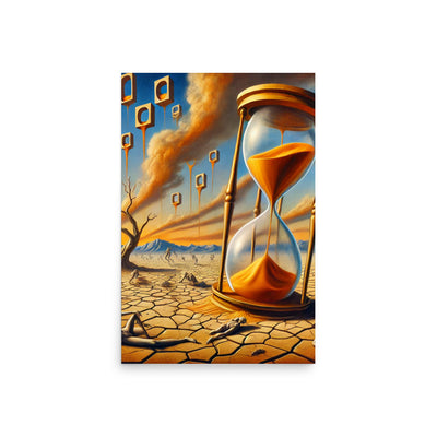 Floating Hourglass Poster - Produktbild 3 - NiZED