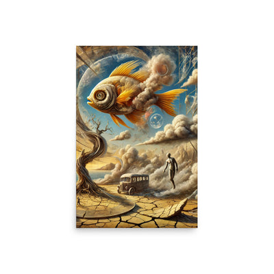 Dissolving Fish Poster - Produktbild 3 - NiZED