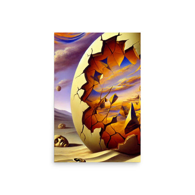 Cracked Egg Poster - Produktbild 3 - NiZED