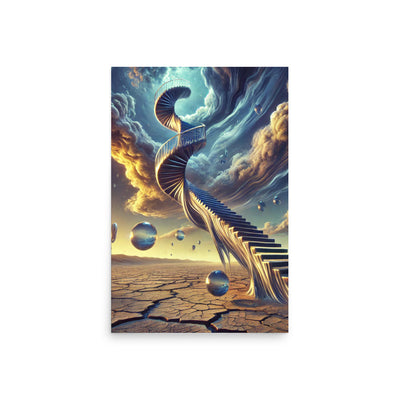 Floating Glass Poster - Produktbild 3 - NiZED