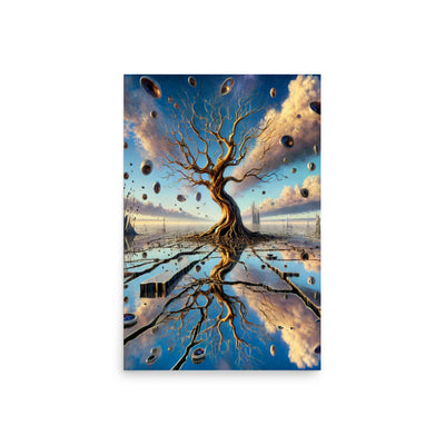 Broken Tree Poster - Produktbild 3 - NiZED