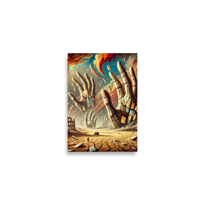 Glass Hands Poster - Produktbild 2 - NiZED