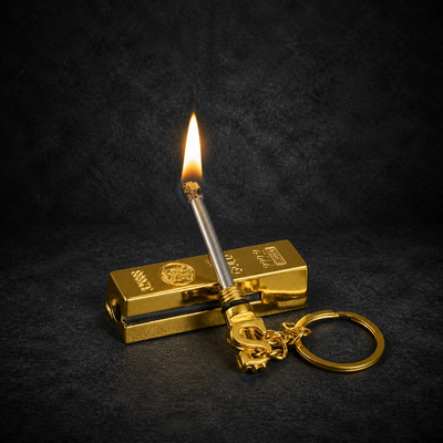 Gold bar lighter – Windproof &amp; Stylish