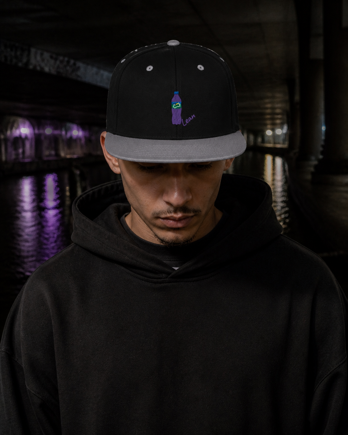 Lean Snapbackcap Cap an männlichem Model – KI-generierte Darstellung