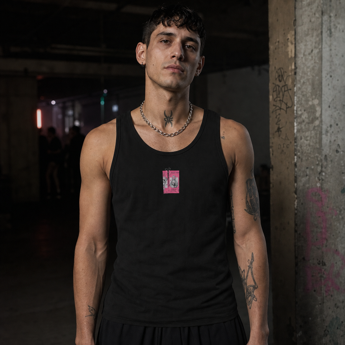 Mon Cee Tank-Top Modellansicht - KI-generierte Darstellung