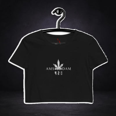420 Amsterdam organic crop top