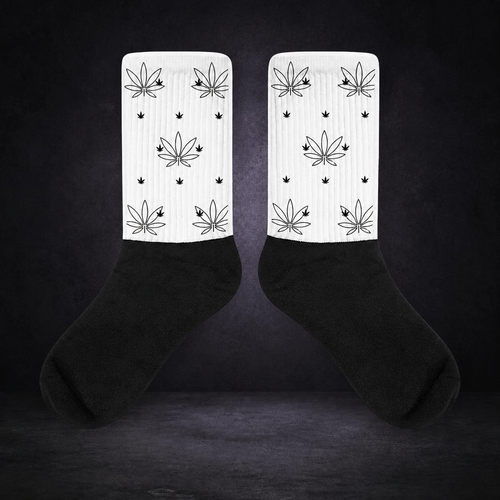 420 I Love You Socken von NiZED im dunklen Betonraum – sauberes Kollektionscover